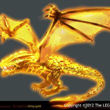 ninjago lloyd's golden dragon