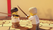 Wu's training with Garmadon