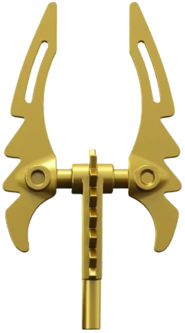 Golden Double-Bladed Sword