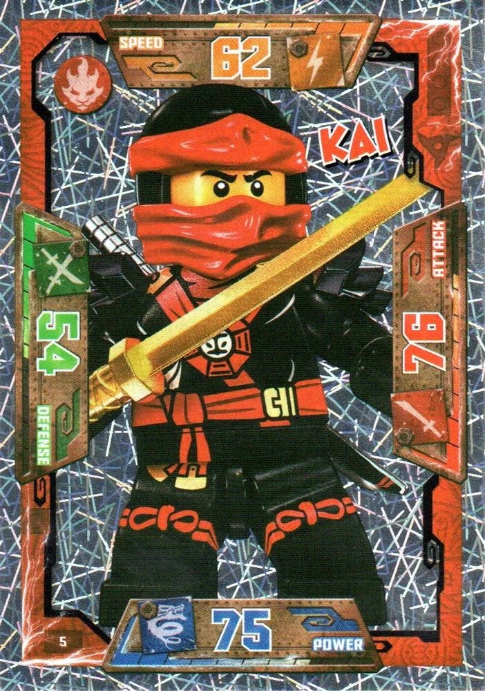 acgカード　　番⭐︎5 Card 5 - Kai (TCG S1) | Ninjago Wiki | Fandom
