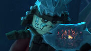 Vex using his  to spy on the ninja.