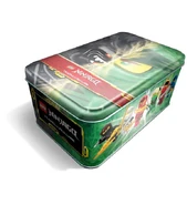 XXL Tin[8] including ten Boosters plus a Ninjago minifigure foil pack, Card LE16 - Legacy Garmadon Limited Edition and Card XXL2 - Shintaro Lloyd Limited Edition[9]