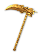 The Scythe of Quakes as seen in the TV series