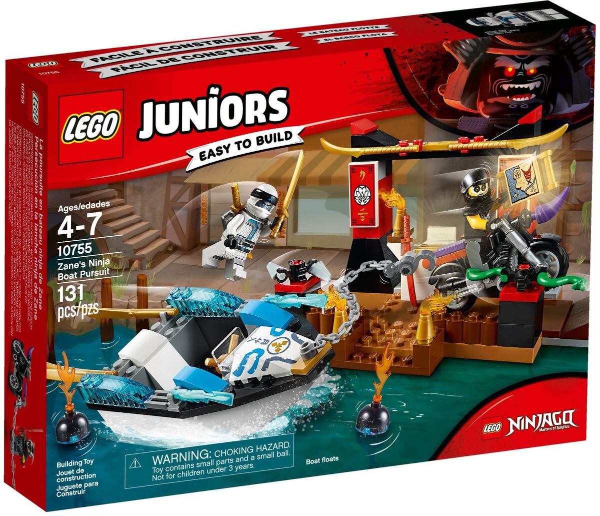 10755 Zane s Ninja Boat Pursuit Ninjago Wiki Fandom