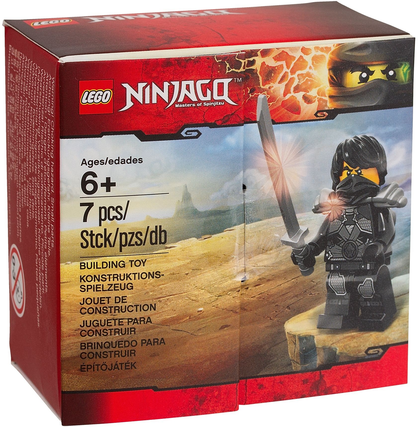 Lego Cole Rebooted with Stone Armor 5004393 Ninjago Minifigure 