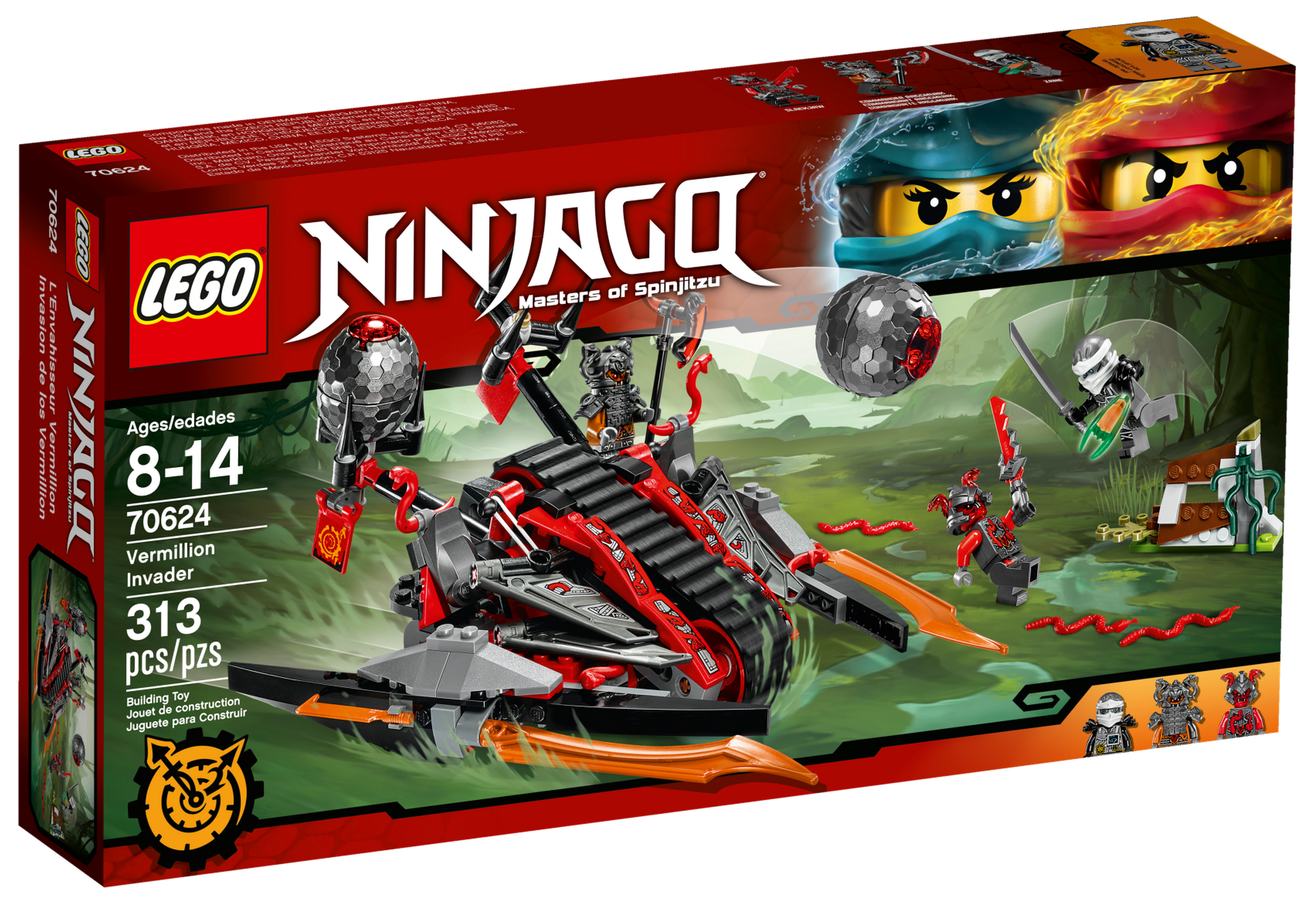 Details about   New Ninjago LEGO® Rivett Vermillian Hands of Time Minifigure 70625 70621 