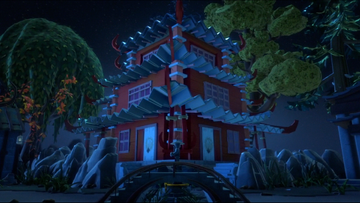 The temple of airjitzu lego top