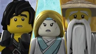 Cole,  and Wu discovering the Skull Sorcerer's 