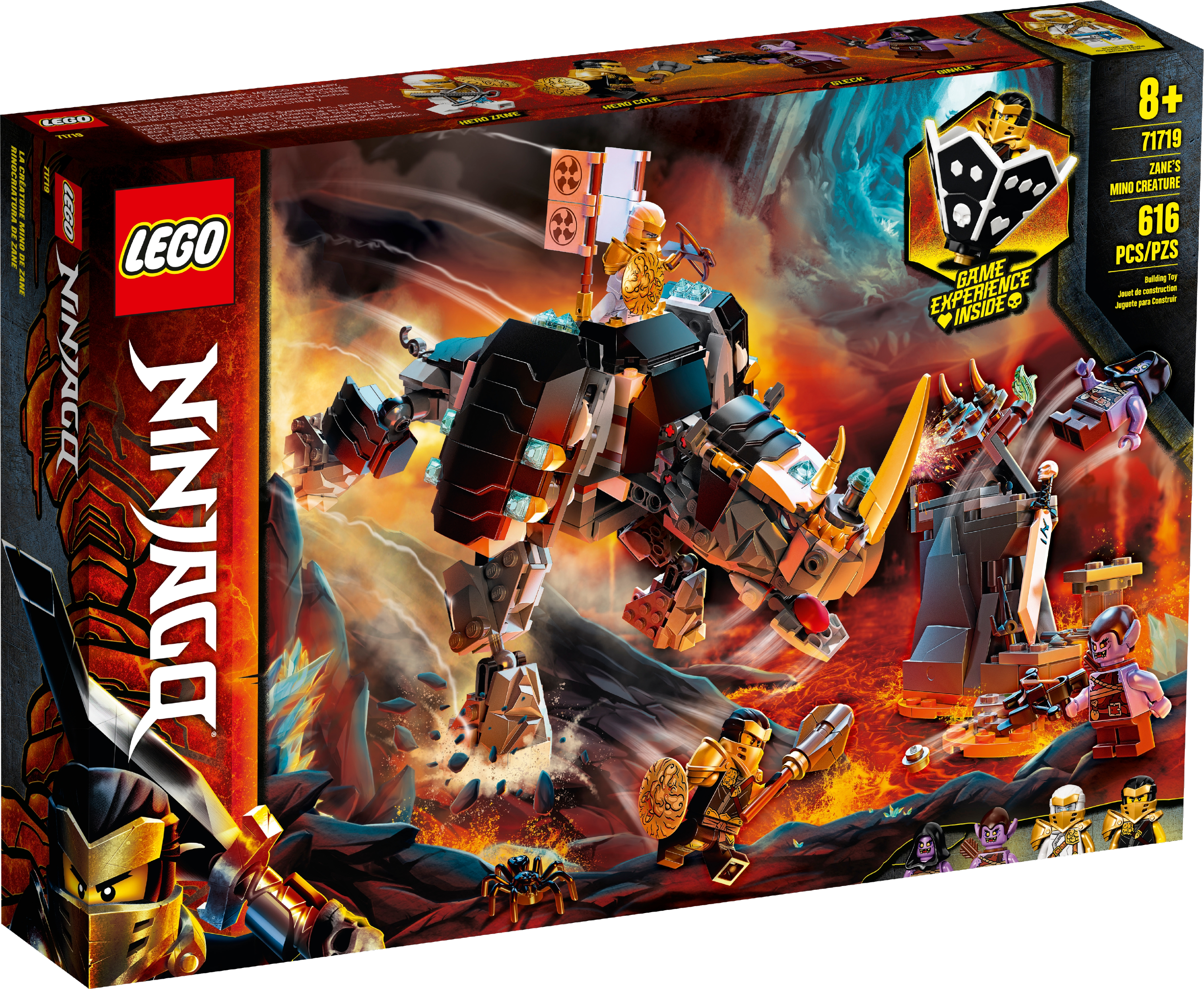 LEGO Ninjago minifigur Kai Skybound med 2 katana i set 70591 70605