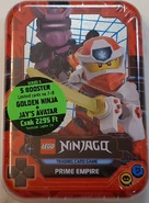 Series5Tin1HUN.jpg (544 KB) Tin including five Boosters plus Card LE21 - Golden Ninja Limited Edition and Card LE14 - Jay's Avatar Limited Edition