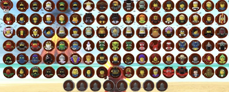 The character roster