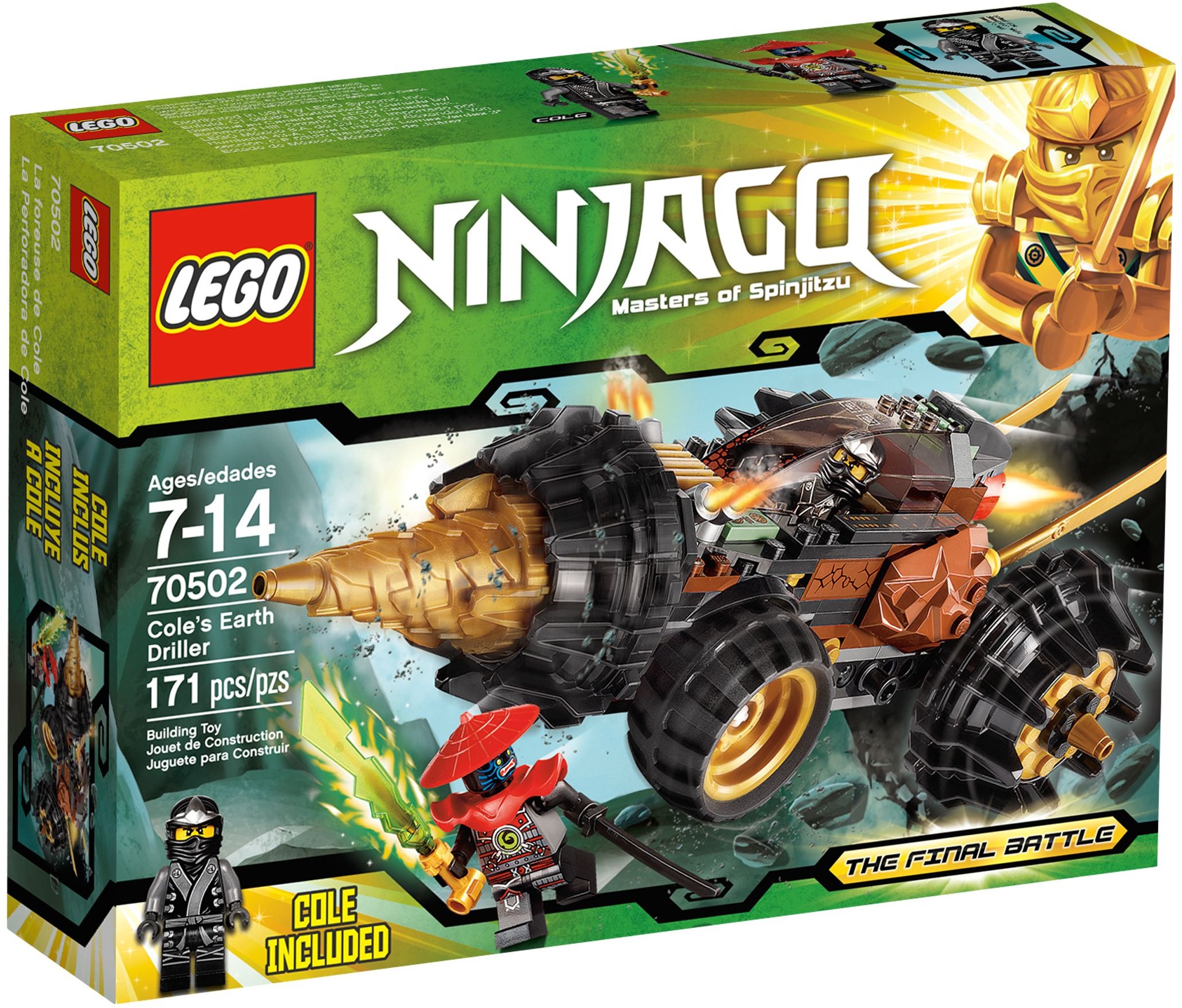 Lego ninjago legacy 2025 cole's earth driller