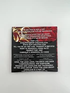 Back of Legoland Coin Packet