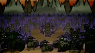 The Stone Army as seen in Misako's telling of Ninjago's origins.