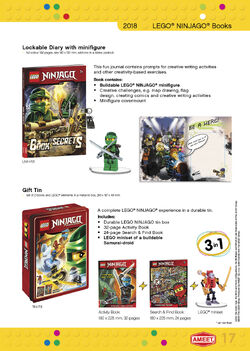 Lego ninjago tin of books hot sale