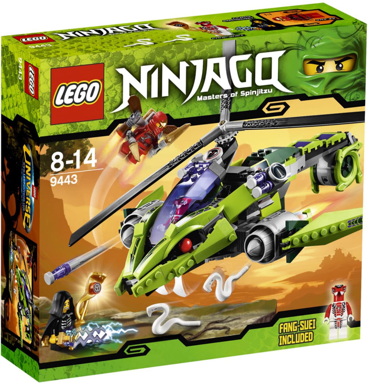 9443 Rattlecopter | Ninjago Wiki | Fandom