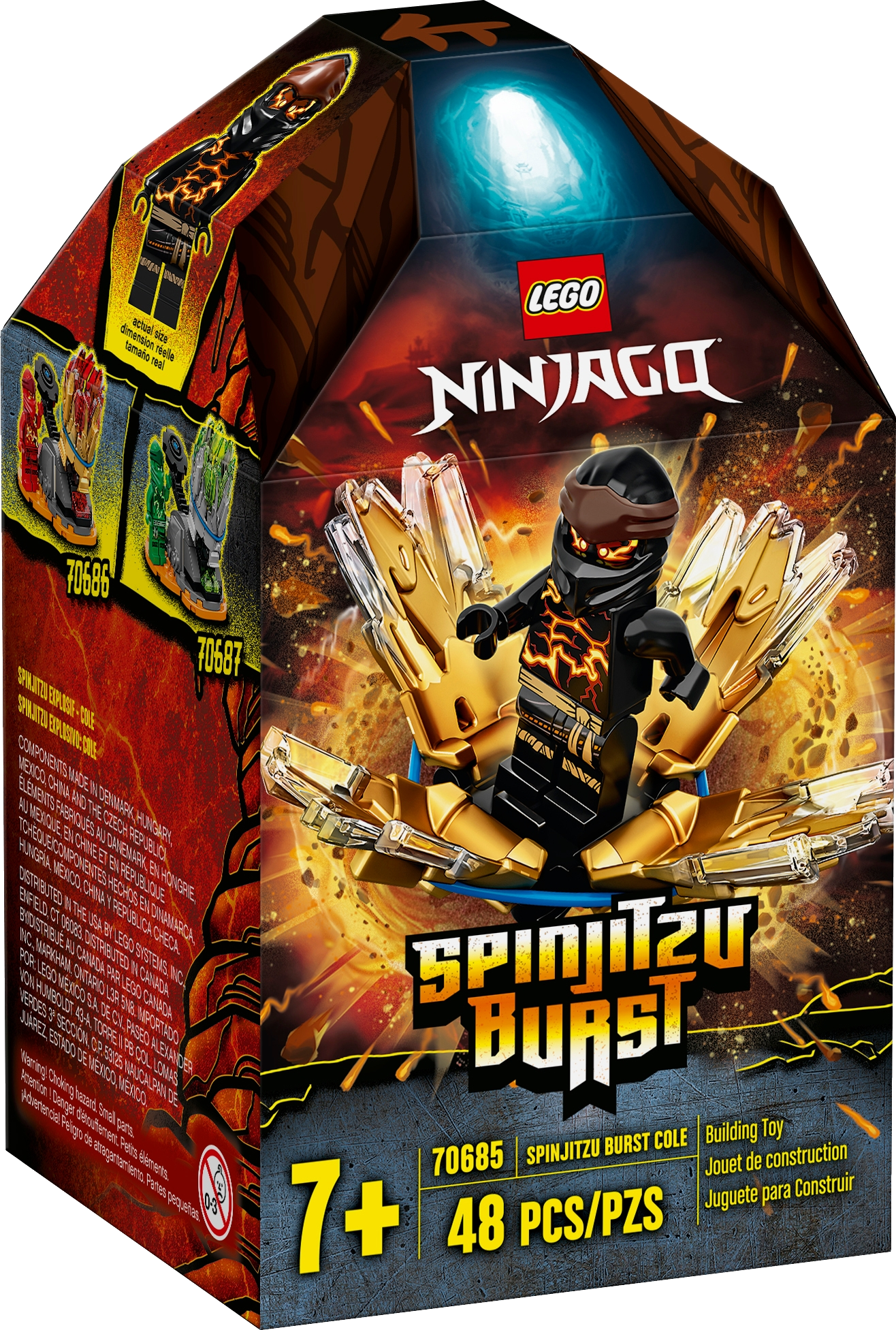 70685 Spinjitzu Burst Cole Ninjago Wiki Fandom