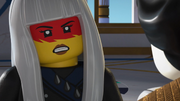 Harumi arguing with Vangelis