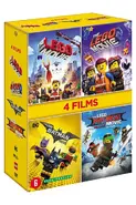 DVD bundle containing The LEGO Ninjago Movie, The LEGO Movie, The LEGO Movie 2, and The LEGO Batman Movie