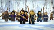 The Elemental Alliance being led by Garmadon and Wu in the Serpentine War.