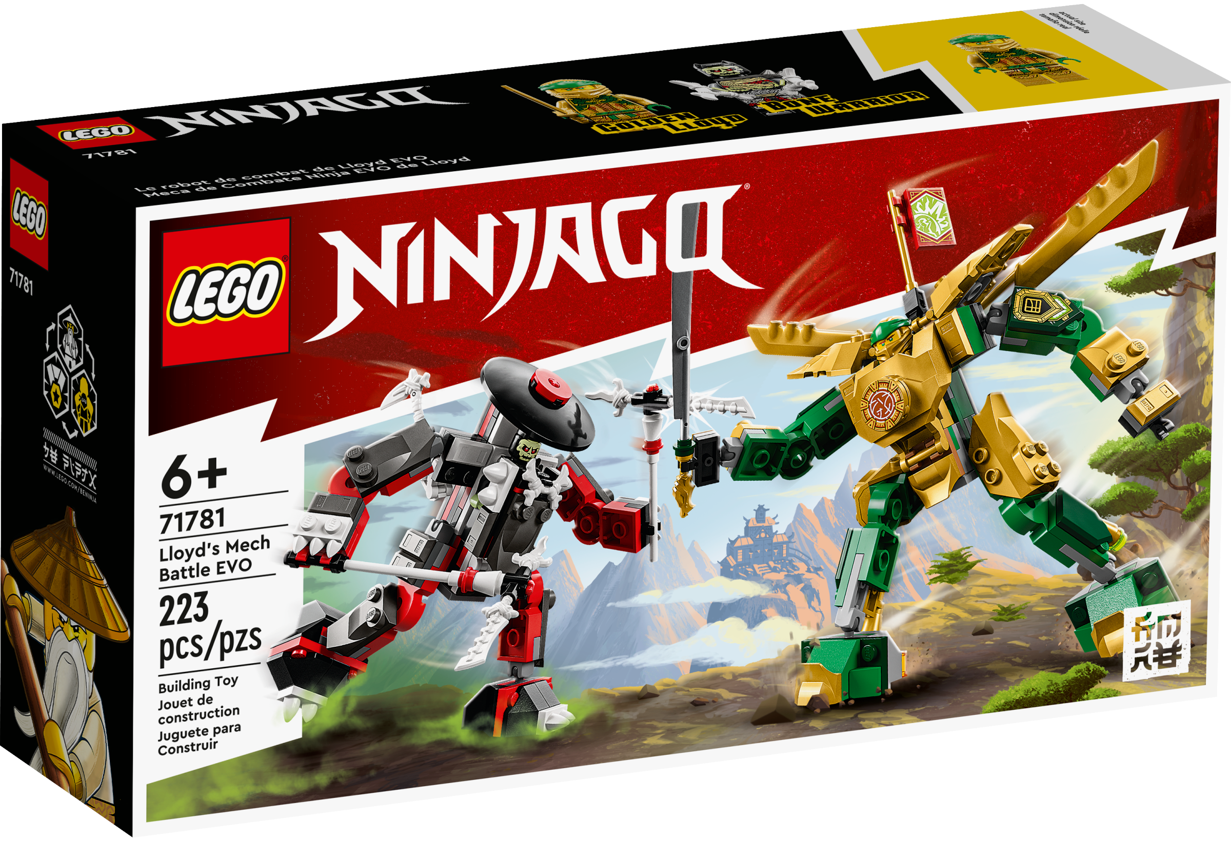 LEGO® 71765 NINJAGO Le Robot Ultra Combo Ninja 4 en 1, Voiture