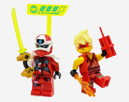 Digi Kai and Avatar Kai minifigure