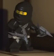 Зейн в чёрном кимоно