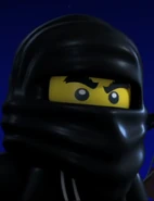 Коул в чёрном кимоно