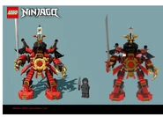 Samurai Mech beside its set