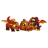 RTTW Dragons.png (1.46 MB) Red, Feisty, and Sparky
