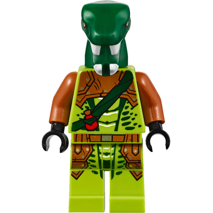 LEGO-MINIFIGURES SERIES X 1 GREEN SNAKE FOR NINJAGO MINIFIGURES PARTS 
