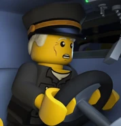 Elderly security guard