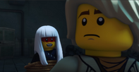 Harumi taunting Lloyd