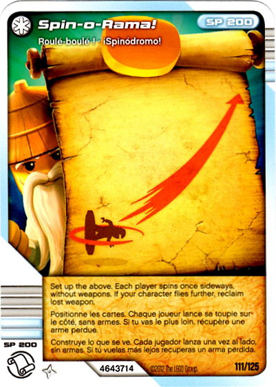 Card 111 - Spin-O-Rama!, Ninjago Wiki