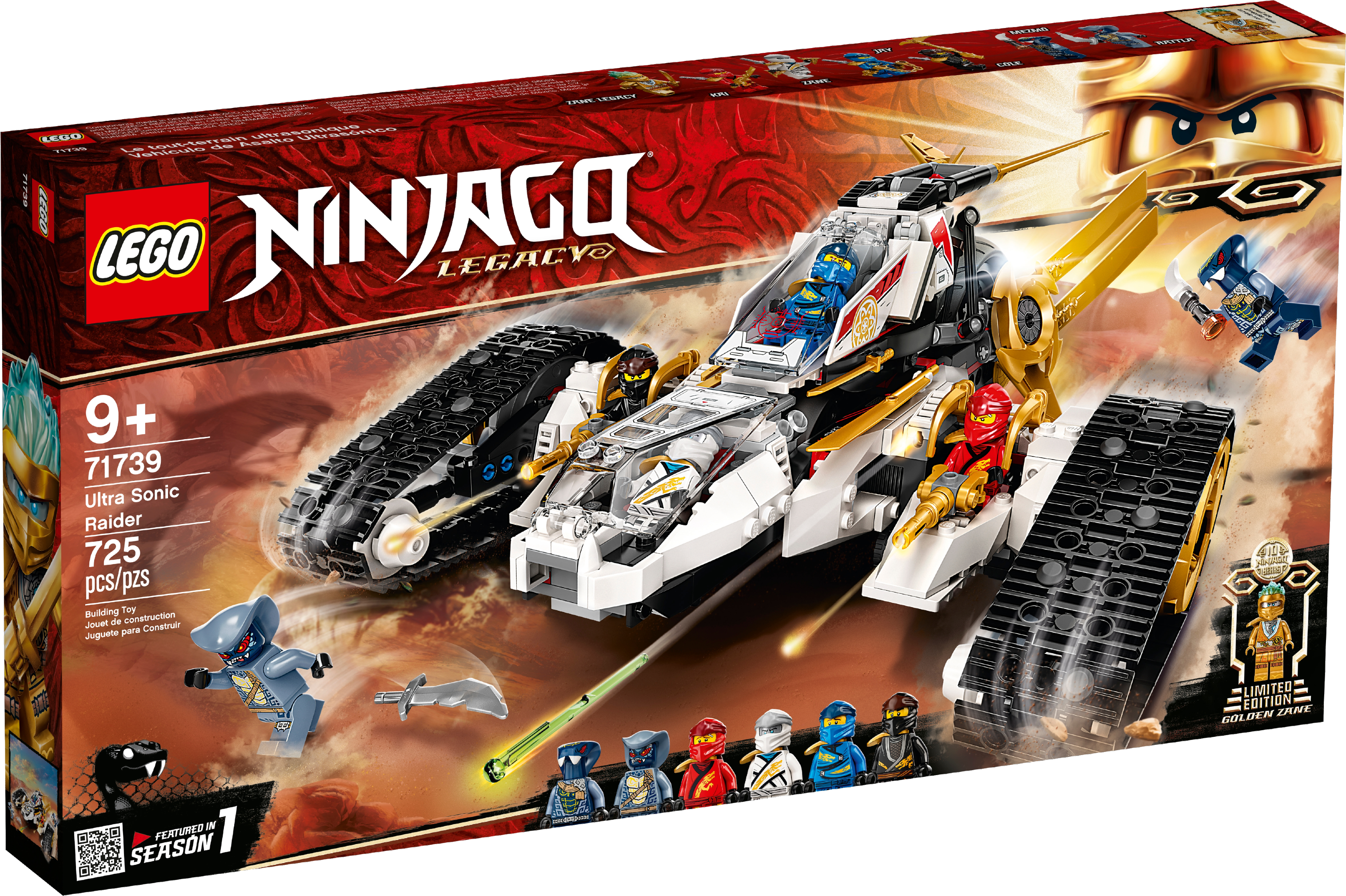 71739 Ultra Sonic Raider Upgrade from LEGO Ninjago Legacy 2021