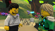 Lloyd welcomes Okino as their guide.