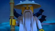 Garmadon behind Master Wu