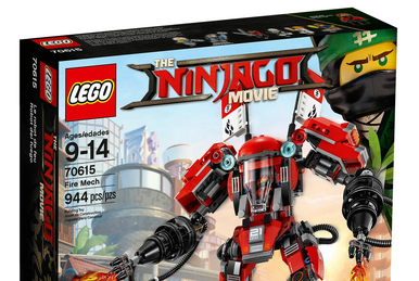 The lego sales ninjago movie mechs