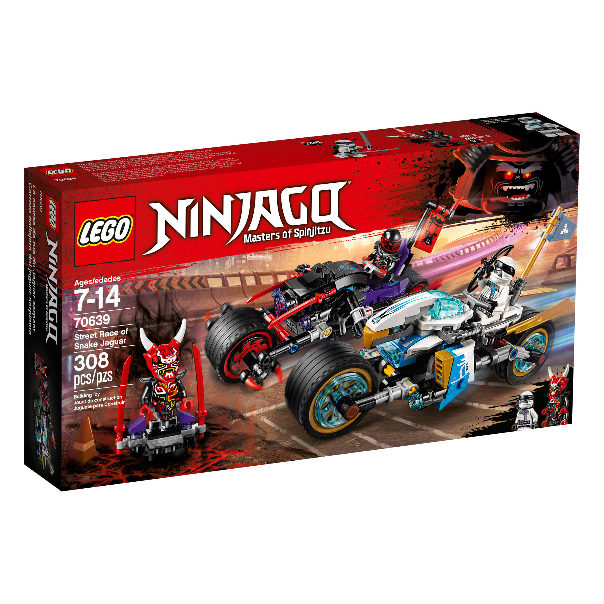 LEGO® Ninjago La voiture de course Spinjitzu de Zane Dragon