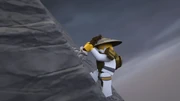 Master Wu landing on the Crystal Island