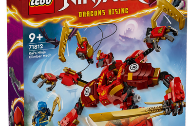 LEGO NINJAGO 71808 Dragons Rising Kai's Elemental Fire Mech Ninja