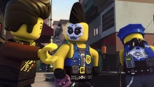 Dareth encountering two Sons of Garmadon members.
