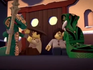 Слитра и Ацидикус атакуют людей