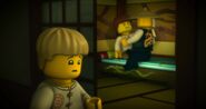 The First Spinjitzu Master trying to tend to Garmadon