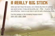 A Really Big Stick