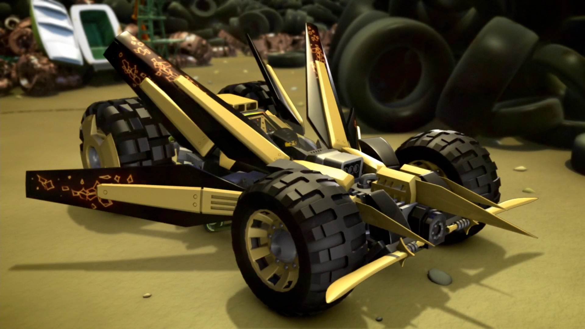 lego ninjago cole's tread assault