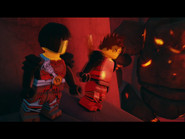 Finding Kai and Nya.