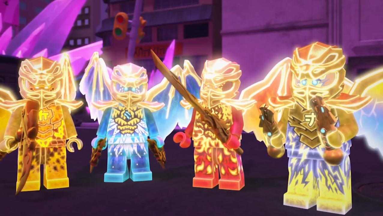 all 4 ninjago dragon