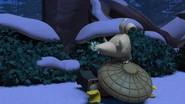 One of the Never-Realm's chickens attacking Vex