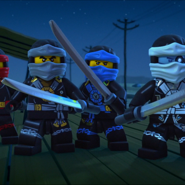 5 x Ninjago LEGO® Black Ninja Katana Sword Samurai Warrior Minifigure Weapon 